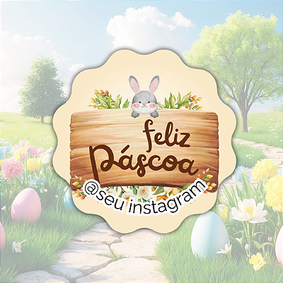 48 Adesivos Páscoa - Modelo 3