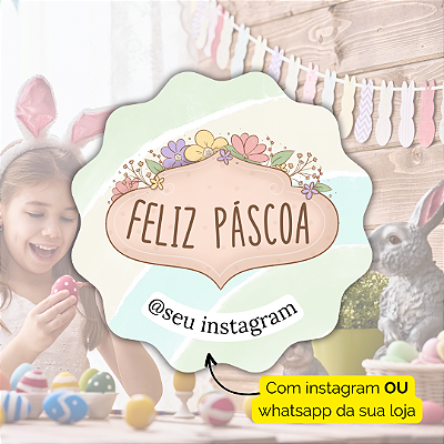 48 Adesivos Páscoa 2024 - Modelo 5