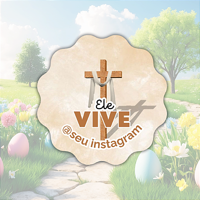 48 Adesivos Páscoa - Modelo 8