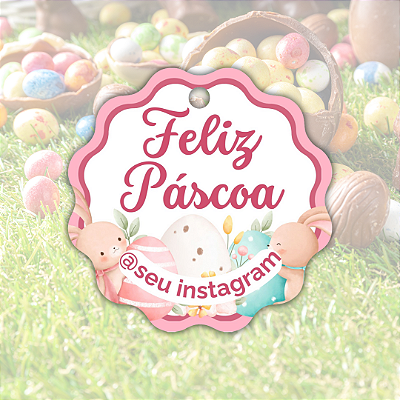 50 Tags Páscoa - Modelo 2