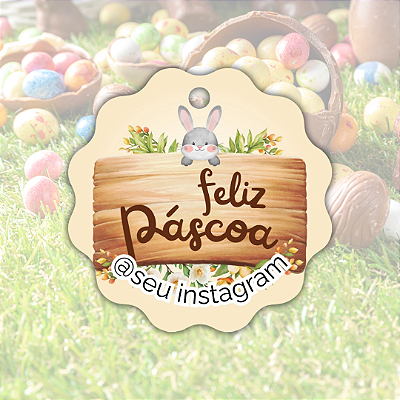 50 Tags Páscoa - Modelo 3