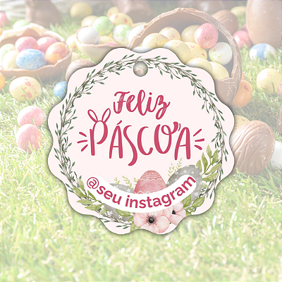50 Tags Páscoa - Modelo 6