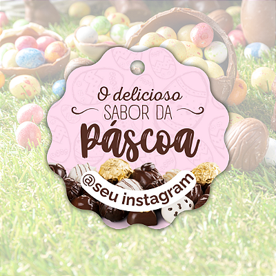 50 Tags Páscoa - Modelo 7
