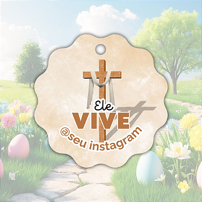 50 Tags Páscoa - Modelo 8