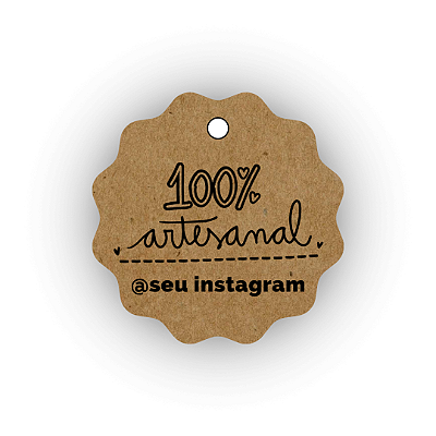 100 Tags Krafts - 100% Artesanal