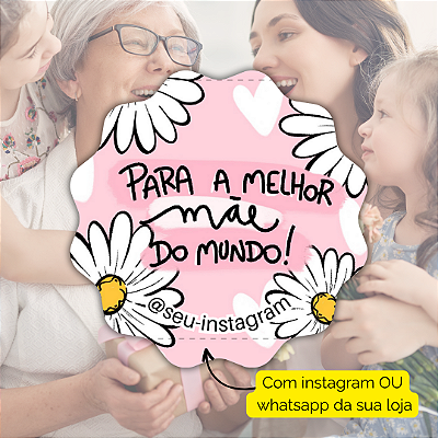 48 Adesivos Dia Das Maes 2024 - Modelo 2