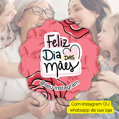48 Adesivos Dia Das Mães 2024 - Modelo 6