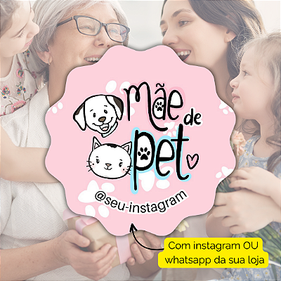 48 Adesivos Dia Das Mães 2024 - Modelo 7