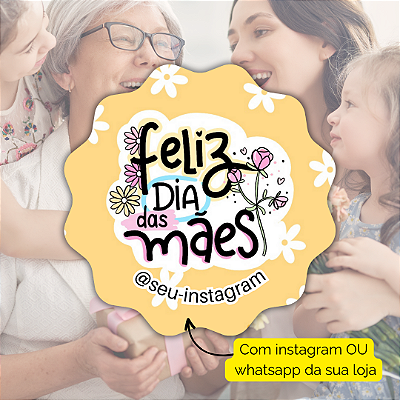 48 Adesivos Dia Das Maes 2024 - Modelo 11