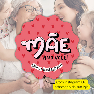 48 Adesivos Dia Das Maes 2024 - Modelo 13