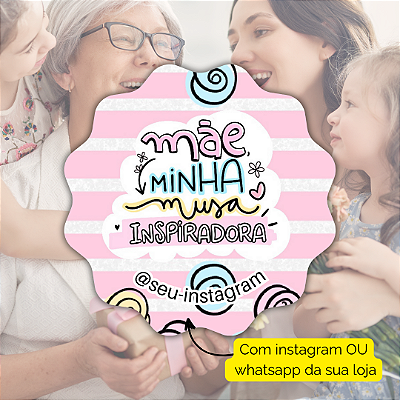 48 Adesivos Dia Das Mães 2024 - Modelo 17