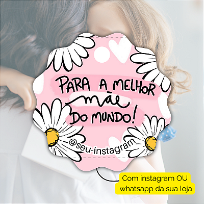 50 Tags Dia Das Mães 2024 - Modelo 2