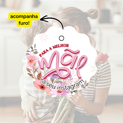 50 Tags Dia Mães- Modelo 4