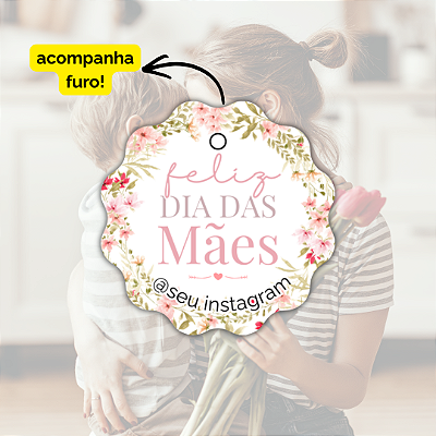 50 Tags Dia Mães- Modelo 5