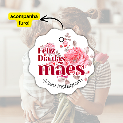 50 Tags Dia Mães- Modelo 7