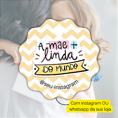 50 Tags Dia Das Mães 2024 - Modelo 8