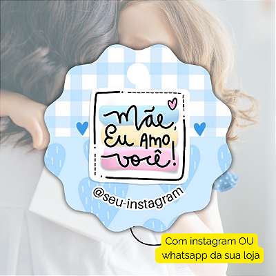 50 Tags Dia Das Mães 2024 - Modelo 9