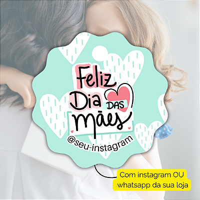 50 Tags Dia Das Mães 2024 - Modelo 12