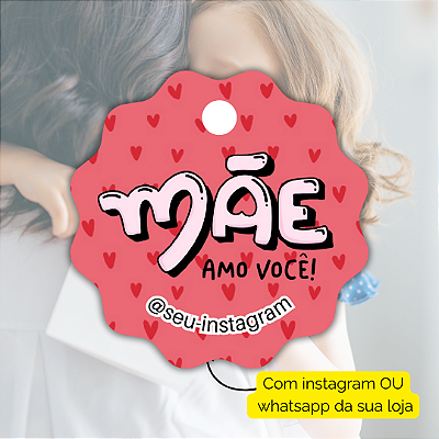 50 Tags Dia Das Mães 2024 - Modelo 13