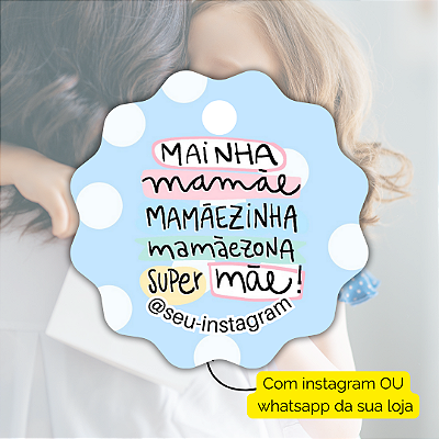 50 Tags Dia Das Mães 2024 - Modelo 14
