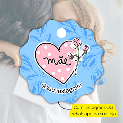 50 Tags Dia Das Mães 2024 - Modelo 16