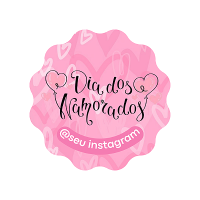 48 Adesivos Dia Dos Namorados - modelo 3