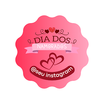 48 Adesivos Dia Dos Namorados - modelo 6