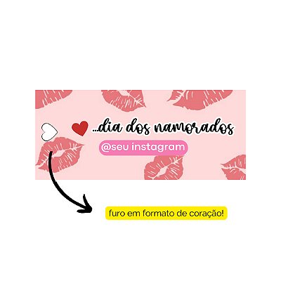 20 Tags Dia Dos Namorados - modelo 3