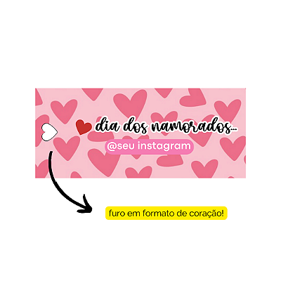 20 Tags Dia Dos Namorados - modelo 4