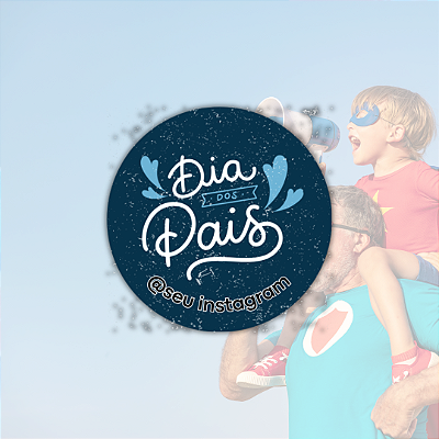 48 Adesivos Dia dos Pais - Modelo 6