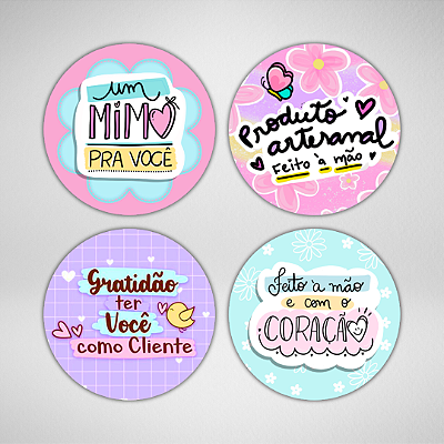 Nº 1 - Combo 240 Adesivos de Embalagem