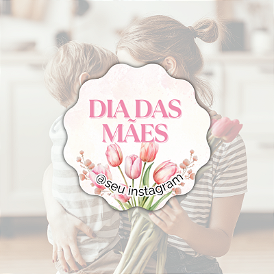 48 Adesivos Mães - Modelo 6