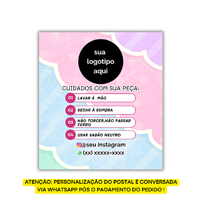 Nº 7 - Postal Personalizado