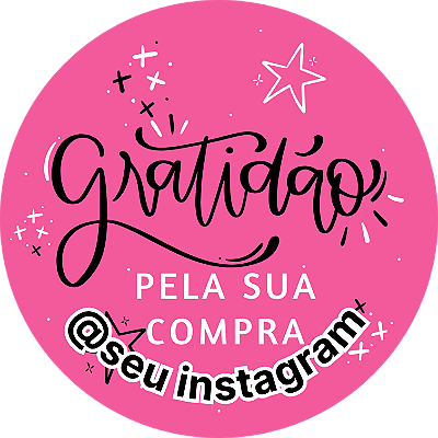 120 Adesivos - Gratidão (rosa)
