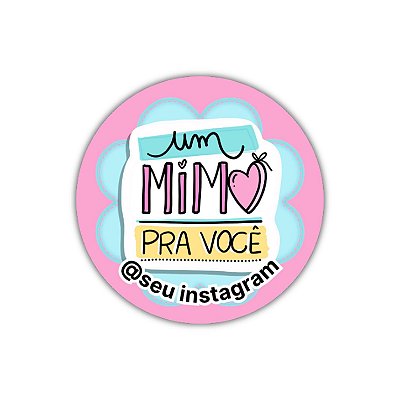 120 Adesivos - Um Mimo Pra Você