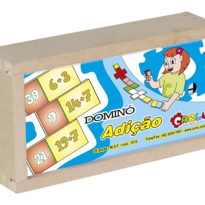 Brinquedo Educativo Domino Infantil Divisão e Multiplicação