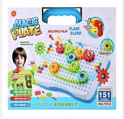 PUZZLE TOYS MAGIC PLATE 151 PC-STEAM TOY