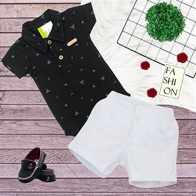 SHORTS SOCIAL MASC. WHITE2052 - TAMANHO P AO GG