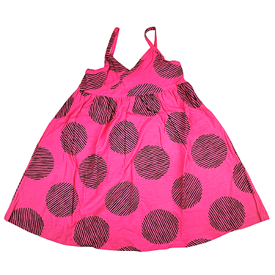 VESTIDO NANAI ROSA NEON  TAMANHO 1 AO 8