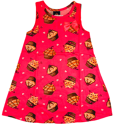 VESTIDO PIPA BY KYLY ROSA DOCES TAM 1 AO 8