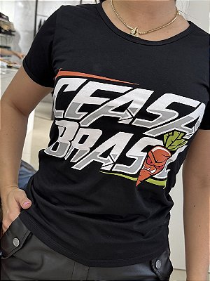 Camiseta Baby Look Ceasa Brasil / Quem Tem Medo Pula Fora