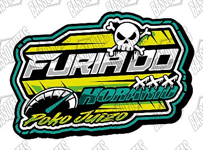 Adesivo Fúria do Horário 42 x 30