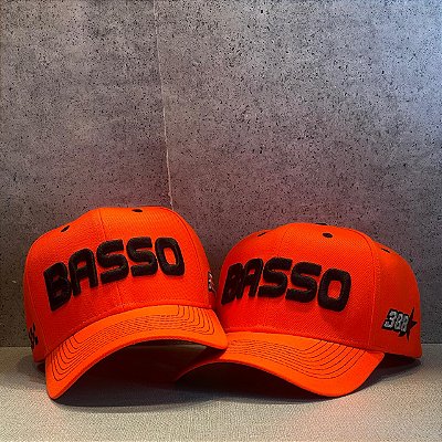 Boné Basso 388 Laranja Aba Curva