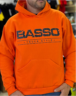 Casaco de Moletom Basso Truck Style - Laranja