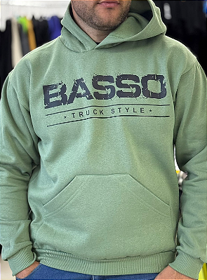 Casaco de Moletom Basso Truck Style - Verde