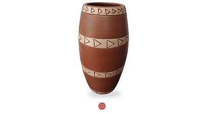 ARTESANATO CERÂMICO JARRO TAMBOR