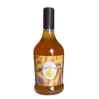 Licor de Banana Alquimia Garrafa de Vidro 900 ml