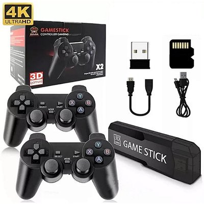 Vídeo Game Retrô sem fio Game Stick GD 10 + 40.000 jogos versão Premium X2