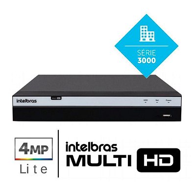 Gravador digital de vídeo 8 canais MHDX 3108 Intelbras