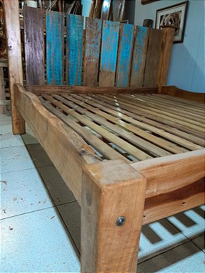 Cama Casal Rústica